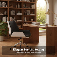 Modern Minimalist aesthetic Highspine Ergonomic Chair effortless Rolling Casters Office Furniture Adjustable Headrest rotating Seat for managements, Remote Workers, Students, Study Room, Workstation