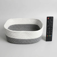 Cotton Rope Laundry Basket, Set of 3, Laundry Basket, Nordic Design, Storage Box, 30x23x12cm