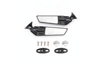 Streamlined Motorcycle Rearview Mirrors Sport Style Aerodynamic Motorcycle Mirrors Sporty Slim for Riders, Motorcycles