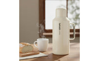 1.5 L Long-Lasting Insulation Large Capacity Hot Water Jug Single-Press Pouring Vacuum Bottle with Handle Leak-Proof Lid Insulated Bottle for Office, Travel