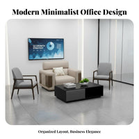 Modern Design Metal Frame Accent Chair High-Density Sponge Quilted Panel Armchair Long-Lasting Reception Sofa Scoil Support for Business Owners, Interior Designers, Homeowners, Meeting Room, Lounge, Hotel Lobby, Study