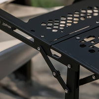 Compact Camping Table with Carry Bag Stable Table Sturdy Furniture Heavy-Duty for Campers, Overlanders, Picnic
