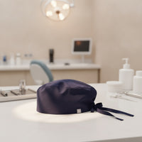 Cotton Cap Lightweight Cap with Tie Strings Sweat-Absorbing