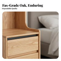 Modern Minimalist and design Slim Multi-Drawer Nightstand Space-Saving Design Bedside Table long-finaling Construction Household Furniture Sturdy Frame for household owners, Apartment Dwellers, Students, beside Bed, Small areas, Dorm Room, Home Office