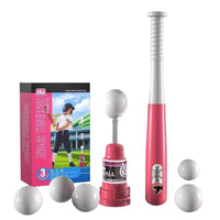 Hand-Pressed Hitter Launcher Includes 5 Balls Baseball Launcher Toy