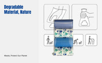 Thickened Dog Waste Bag, Scented, Biodegradable, Cute Pet Waste Bag, Leakproof, HDPE Material