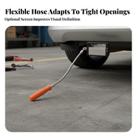 Inspection Mirror Folding Design Extendable Lighted Mirror Versatile Hand Tool for Mechanics, Hard-to-Reach Areas, Machine Maintenance