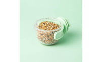 Parrot Food Bowl Easy to Install Attach-on Parrot Feeder Stable Attach-on Bird Dish for Parrots, Cockatiels