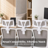 Support Bracket Adjustable Chair Headrest Molded Office Chair Headrest Ergonomic Design