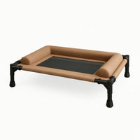 Elevated Dog Bed Breathable Raised Pet Cot Washable for Indoor, Medium Dogs