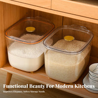 Moisture-Proof Rice Storage Container Space-Saving Design Large Rice Container Long-Lasting