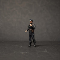 1:72 Scale Figure Pre-Painted Combatant Figure Non-Assembly Miniature for Display