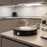Electric Crepe Griddle 30 Cm Crepe Maker Pancake Maker 12 Inch Electric Griddle Flat
