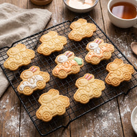 Easter Cookie Food Grade Easter Cookie Set Easy to Use Fondant Press Press for Crafters, Holiday Celebrations, Family Gathering