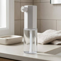 Electric Foaming Bottle Powered Foaming Dispenser White Hair Care Dispenser