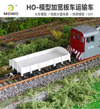 HO Scale 1:87 Train Model Flatbed Car