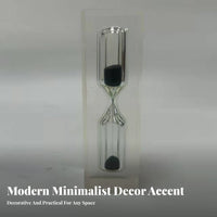 Creative Gift Colorful Water Timer No Batteries Required Calming Sensory Hourglass Mesmerizing Visual Effect for Adults, Kids, Home, Bedroom