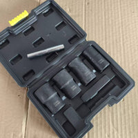5 Pieces Nut Extractor Socket Set Impact-Grade Nut Extractor Set Universal Bolt Remover Kit for Mechanics, Hobbyists