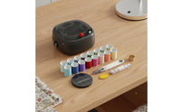16 Color Threads Sewing Case Two-Layer Storage Portable Sewing Box Complete Tools Needle and Thread Set Transparent Lid for Students, Beginners, Dorm Room, Travel, Home