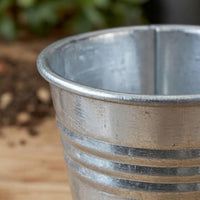 12 Pieces Metal Bucket Planter Compact Small Metal Planter Home Decor