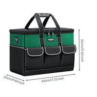 Wear-Resistant Square Tool Bag Thickened Heavy Duty Tool Bag Adjustable Shoulder Strap Padded Handle for Electricians
