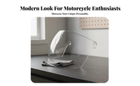 Protection Helmet Face Guard Lens Crystal Clear Motorcycle Helmet Visor Windproof Scratch Resistant for Motorcyclists, Electric Scooter Cyclist S, Adults, Road Driving, Outdoor Travel, Daily Commute