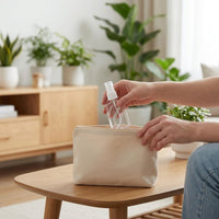 Clear Plastic Spray Bottles for Travel and Cosmetics, Refillable Fine Mist Atomizer