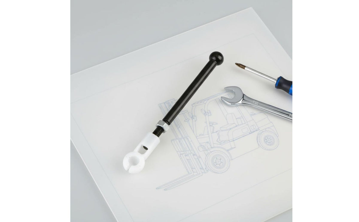 Sturdy Construction Forklift Accelerator Linkage Rod Adjustable Length Vehicle Component