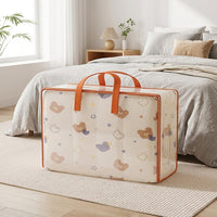 Heavy Duty Moving Bags, Extra Thick Transparent Storage Bags, Under Bed Storage for Clothing and Bedding, 35-60L