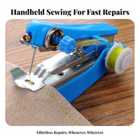 Handheld Stitching Device Easy to Use Mini Manual Stitcher Single-Hand Portable Sewing Device for Students, Beginners, Home, Dorm Room, Travel
