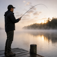 Carbon Fiber L-Tune Lure Fishing Rod for Slip Floats & Long Casting