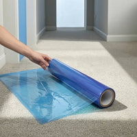 Carpet Protection Film Safeguarding Floor Protection Film Plastic Floor Covering Glossy for Renovations, Moving