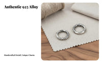 S925 Silver Crown Bead Elegant Design DIY Jewelry Making Bead Vintage Design Spacer Band Easy to Use Mini Crown Decoration