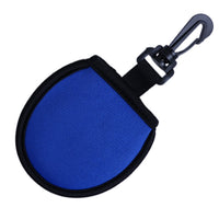 Golf Ball Pouch Soft-Lined Golf Ball Holder Belt Pouch with Clip Portable Easy to Clean for Golfers