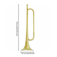 B Flat Bugle Marching Bugle Portable Musical Instrument for Procession, School Ceremony