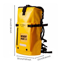 45 L 45L Capacity Fins Bag Travel Friendly Fin Gear Bag Outdoor Ready Dive Backpack Water Resistant for Divers, Camping, Rafting, Hiking