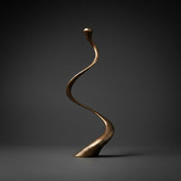 Spiral Candle Holder Minimalist Abstract Candle Stand Sculptural Home Decoration