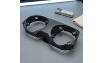Two-Drink Holder Insert Replacement Double Cup Holder Matte Black for Center Console