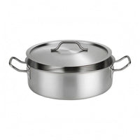Stainless Steel Hot Pot Round Cookware Easy to Clean