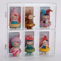 Acrylic Display Case, Transparent Dustproof Showcase with Stackable Shelves, Desktop for Collectibles, Multi Compartment Toy Car Storage Box