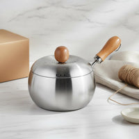 Infant Meal Pot Multiuse Stainless Steel Milk Pot Induction Cookware for Dorm
