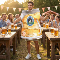 Funny Beer Mug Costume Novelty Beer Stein Costume Festive Apparel Easy to Wear for Halloween