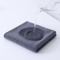 70cm x 140cm Microfibre Towel and Salon Hair Wrapping Towel, Magic Wipe Bathroom Drying Cloth, Quick-Dry 300 GSM Reusable Microfiber with Loop