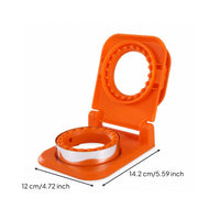 Sandwich Cutter with Sealer Stainless Steel Sandwich Cutter and Sealer Tool Easy to Use Spring-Assisted for Parents