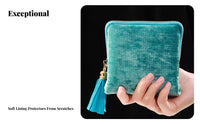 Portable Jewelry Storage Bag Compact Multi-Layer Jewelry Organizer Large Capacity Portable Bracelet Holder for Jet-Setters, Daily Use, Gifting