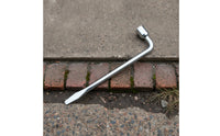 Polished Wrench with L-Handle Long-Lasting L-Handle Wrench Professional Spanner Nickel-Plated for Mechanics