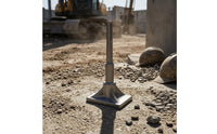 Rust-Resistant Five-Hole Tamper Hardened Surface Long-Handle Tamper for Gravel Work