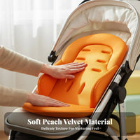 Warm and Heat-Storing Baby Stroller Cotton Mat Padded Thickened Stroller Pad Soft for Infants, Toddlers, Cold Weather, Outdoor, Highchair