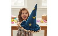 Celestial Witch Hat Ruffled Pointed Hat Costume Halloween for Witches