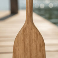 Traditional Boat Paddle Handmade Dense Wood Kayak Paddle Wooden Boat Oar Lightweight Boating Gear for Training